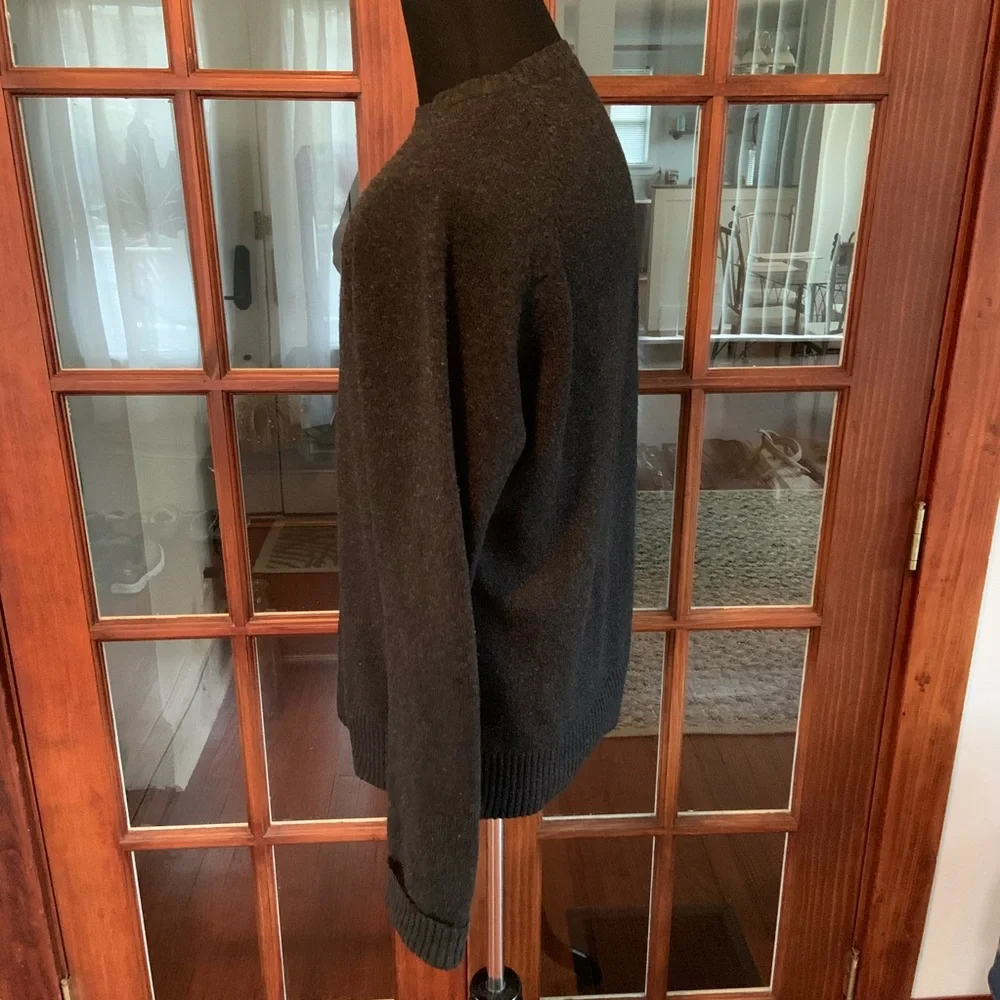 J. Crew Men's Charcoal Crewneck Sweater